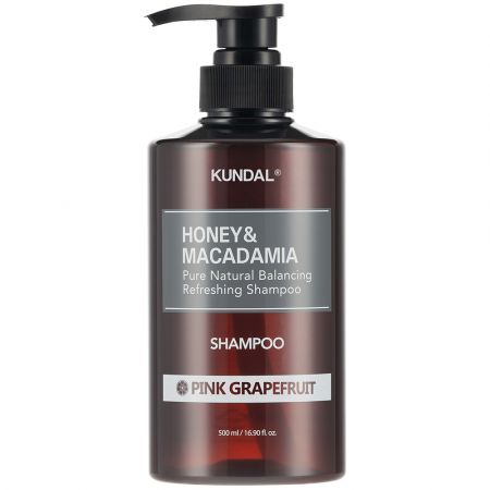 KUNDAL – Honey & Macadamia Nature Shampoo, Pink Grapefruit, 500ml Image